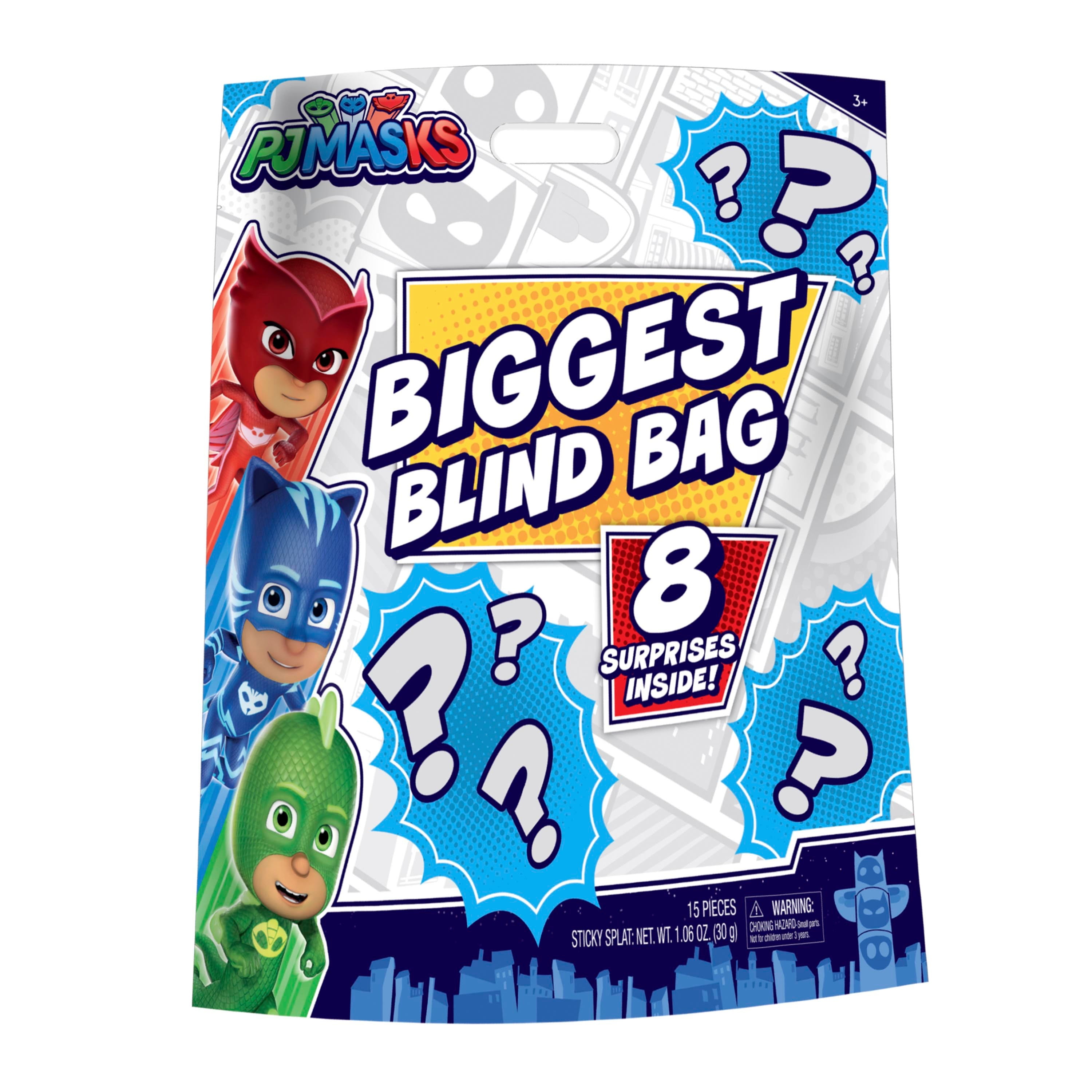 PJ Masks Biggest Blind Bag Ever, 8 pieces, Kids Toys for Ages 3 Up