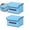 Blue, variant on VQPeo Storage Bins with Lids, Foldable Fabric Storage Cubes, Foldable Storage Box Collapsible Storage Bins for Organization and Storage