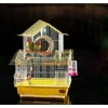 Mr.Garden Bird Cage For Parakeet, White and Yellow Color