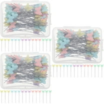 300 pcs  Creative Butterflies Head Needle Straight Quilting Needles DIY Sewing Crafts Pin