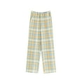 thumbnail image 5 of 2024! ZVNAΖH Plaid Pajama Pants Women Lounge Pants with Pockets Comfy Casual Elastic Waist Pajama Bottoms, 5 of 5