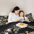 thumbnail image 5 of jejeloiu Rustic Botanical Floral Twin Comforter Sets,Wild Dragonfly Animals Bedding Set For Men Women Reversible 2 Pieces, 5 of 8