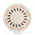 thumbnail image 2 of 1 Piece Woven Coaster for Dining Table Heat Insulation Placemat Coaster for Home Kitchen, 2 of 8