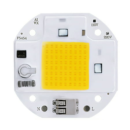 

Leking High Power Led Chip - 50W/100W 220V White (6000K-6500K/2700K-3000K) No Need Driver High Brightness SMD Light Emitter Bulb Beads DIY Lighting