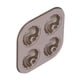 thumbnail image 1 of Molde para hornear cuadrado BuyWeek 4 cavidades antiadherente, 1 of 12