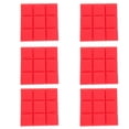 thumbnail image 4 of Paneles de absorción de sonido Hugo Espuma acústica 6 Piezas para Equipos de sonido Doméstico rojo, 4 of 9