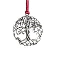 thumbnail image 1 of Pewter Pendant,Pewter Christmas Tree Metal Xmas Tree Decoration DIY Craft Hanging Decoration Best in its Class, 1 of 9