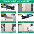 thumbnail image 4 of Muzata - Juego De 20 Barandillas De Cable Con Tensor De Perno Roscado Para Cable De 1/8" Para 4 X 4, 2 X 2, Poste De Metal De Madera, Cubierta De Escalera, Barandilla De Cable, Acero Inoxidable T316 C, 4 of 5
