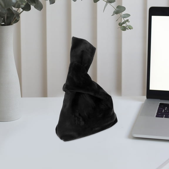 Pawsdot Vintage Style Purse Storage Pouch Flannel Retro 1Pack for Daily Use Women