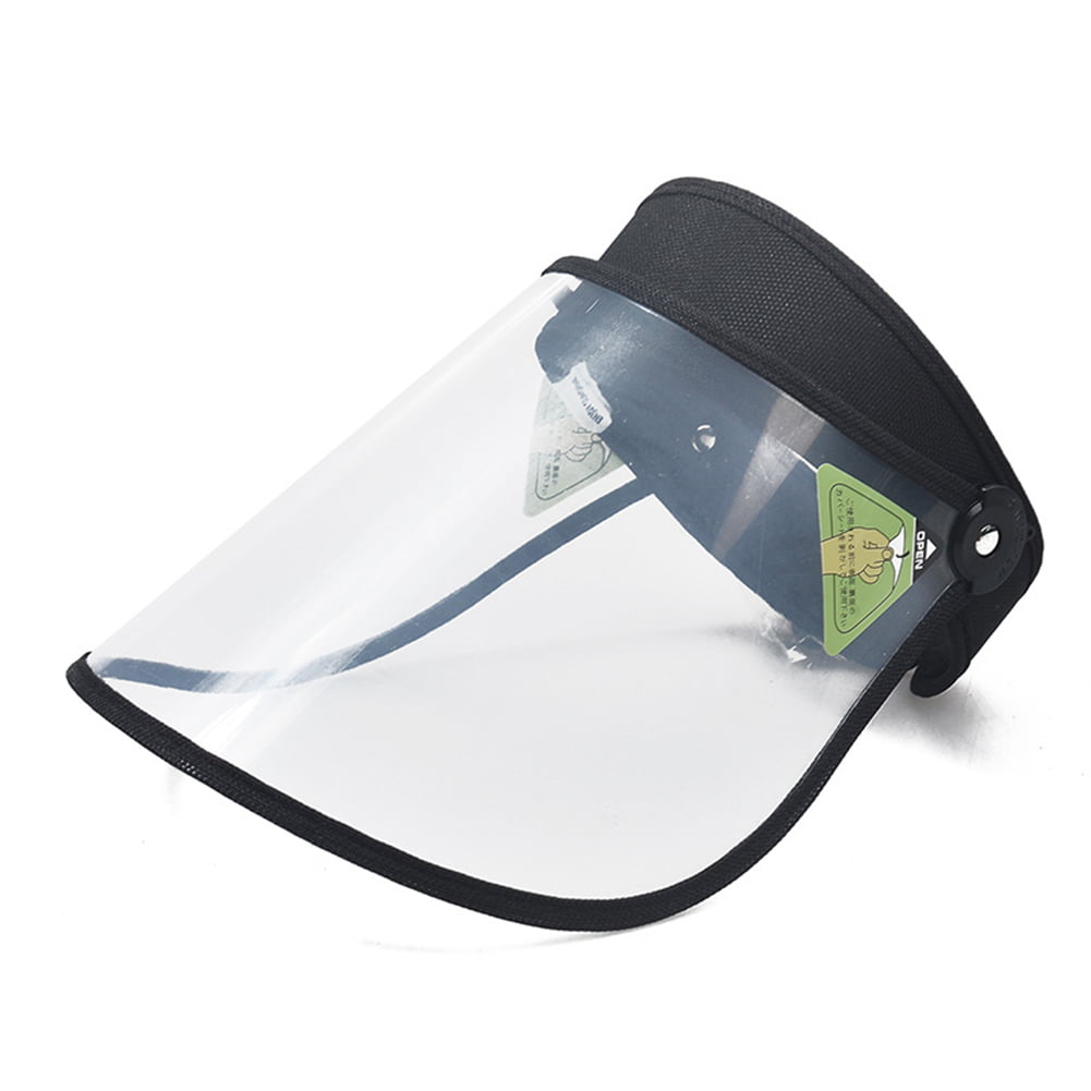 Elastic Full Face Shield Cover Guard Clear Goggles Glasses Frame Visor Hat Caps 