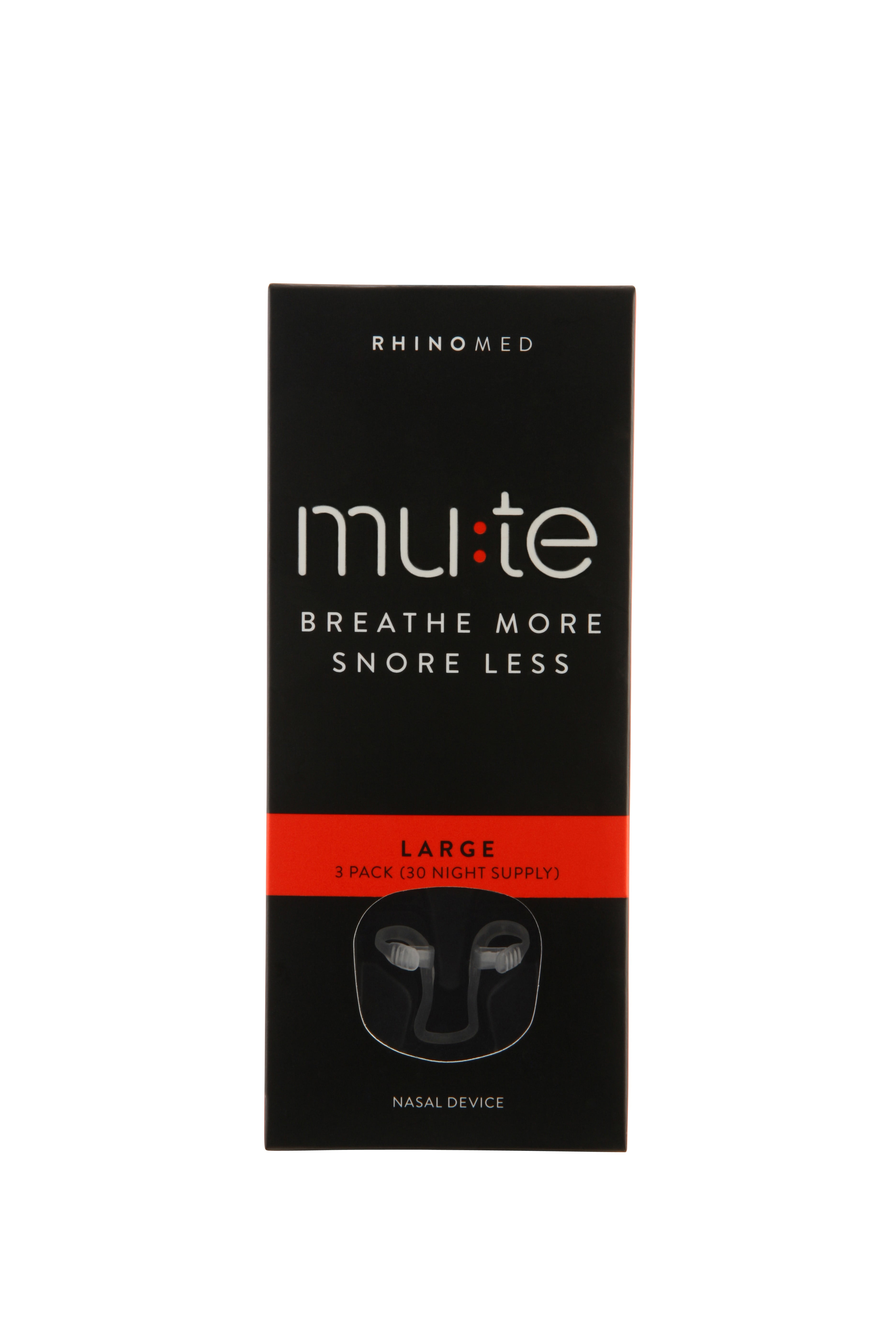 Mute Stop Snore Nasal Device, Large, 3 Ct