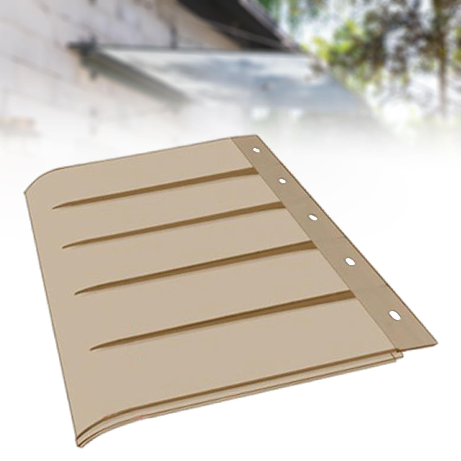 jicheng Window Awning Door Canopy Exterior Rain Shelter Cover for Front Door Outdoor 40x40cm