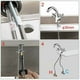 thumbnail image 5 of Grifo elegante para lavabo de baño, válvula mezcladora de agua fría y caliente para el área del lavabo del baño de la cocina, la superficie de latón pulido garantiza durabilidad y estilo, 5 of 5
