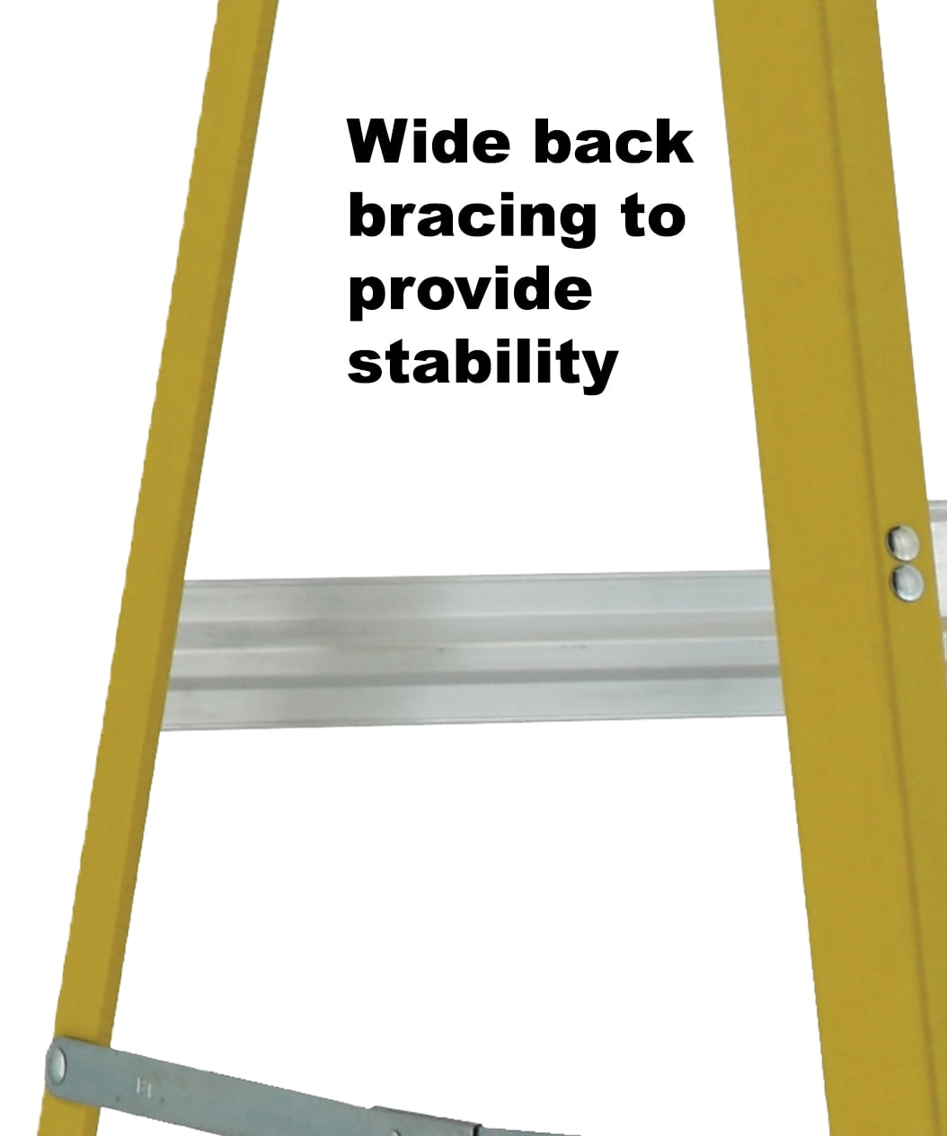 Louisville Ladder 8’ Fiberglass Step Ladder, 250-lb Capacity, W-3114-08