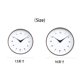 thumbnail image 2 of Reloj de pared moderno de madera maciza, silencioso, funciona con pilas, manecillas en forma de lágrima., 2 of 7