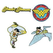 DC Comics Wonder Woman Enamel Pins | Set of 4