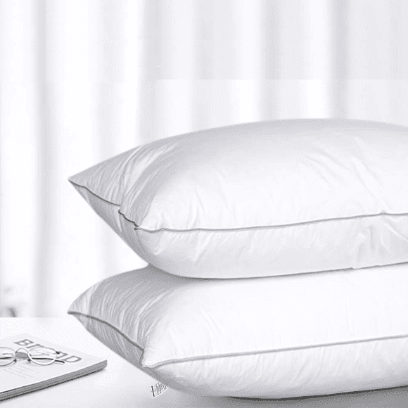 Bed Pillows for Sleeping 2 Pack, Ultra Soft Down Alternative Hotel Quality Pillow Set