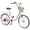 Pink, variant on Bicycle for Women 22" Beach Cruiser Bike Shimano 7 Speed Commute City Bike with Basket, Pink
