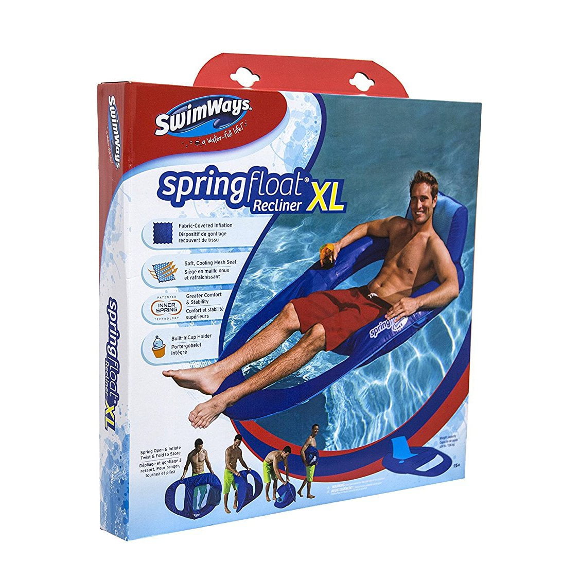 swimways float recliner xl