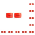thumbnail image 1 of Soidarity Tapón de cinta para manillar antideslizante, 2 uds., resistente al desgaste, resistente al desgaste, cubierta de protección de anillo Rojo 10piezas, 1 of 6