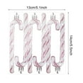 thumbnail image 4 of NWOKYZGH 6Pcs Candy Cane Christmas Decorations, Pink and White Candy Cane Decoration Christmas Hanging Ornaments for Christmas Tree Xmas Holiday Party Supplies Decoration Favors, 4 of 8