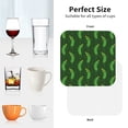 thumbnail image 5 of Leather Coasters with Heat-resistant for Drinks, Cucumber Pattern cute Cup Coasters Cup Pad Mat for Tabletop Protection, Coffee Table, Office Desk and Housewarming Gift, 5 of 5