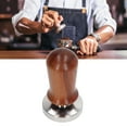 thumbnail image 4 of Wood Handle Coffee Tamper, Separate Design, Stainless Steel, Portable Tamper Tool For Home Coffee Shop, 4 of 8