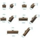 thumbnail image 2 of 100 piezas de terminales de sujeción para pulseras, cintas, marcapáginas y cordones de cuero. Longitudes: 8 mm, 10 mm, 13 mm, 20 mm y 25 mm., 2 of 9