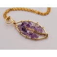 thumbnail image 5 of Natural Handmade Crystal Feng Shui Necklace , Amethyst,Feng shui Necklace, 5 of 7