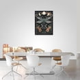 thumbnail image 4 of Tarot dragonfly Decor Tarot dragonfly Wall Art Decor Floral butterfly Girls Wall Art Canvas Prints Painting Butterfly Decorations Framed Artwork for Bathroom Living Room Bedroom12''''x16'''', 4 of 6