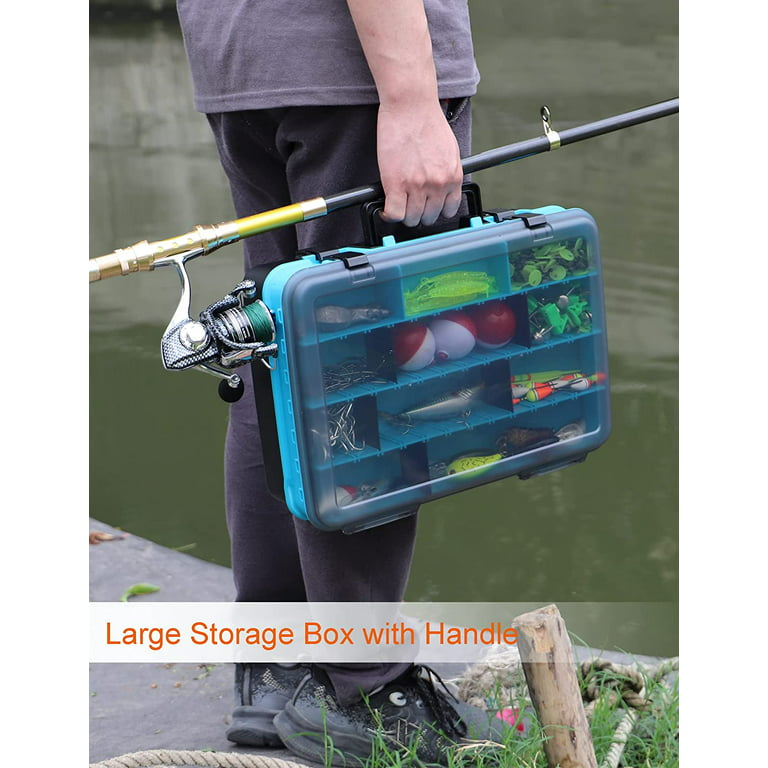 2022 Large-Capacity Double-Layer Fishing Tackle Box