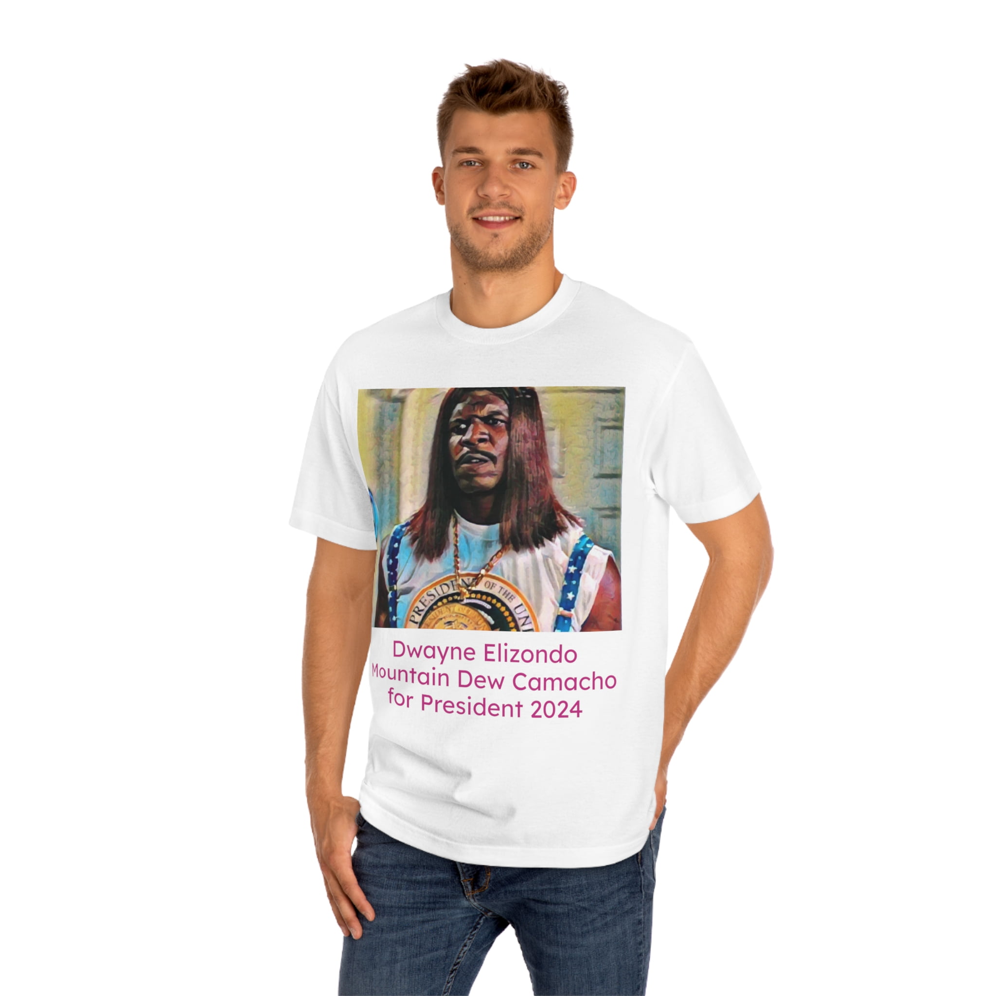 Dwayne Elizondo Mt Dew Camacho for President 2024, TShirt, Unisex