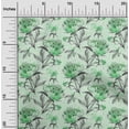 thumbnail image 2 of oneOone Cotton Poplin Green Fabric Floral Quilting Supplies Print Sewing Fabric By The Yard 56 Inch Wide, 2 of 4