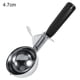 thumbnail image 1 of Cuchara para hacer bolas de helado de puré de frutas de acero inoxidable con mango de plástico, herramienta de cocina, 1 of 8