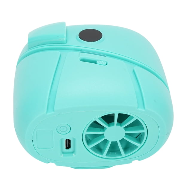 Ventilador De Cintura Portátil Con Caja De Aromaterapia, 100 Engranajes LED Ajustables LED Ajustables Ventilador De Enfriamiento De La Cintura Recargable, Adecuado Para Trabajos