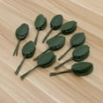 thumbnail image 5 of Qiysamall 200pcs Dark Green Artificial Leaves for Wedding Bouquets Floral Arrangements Scrapbooking and Craft Decorations, 5 of 10