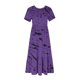 thumbnail image 4 of Vestido de Manga Corta para Mujeres Vestido de Verano de Cuello Redondo Impreso, Poliéster de Tamaño Verdadero Diario Y Vestido de Fiesta, 4 of 4