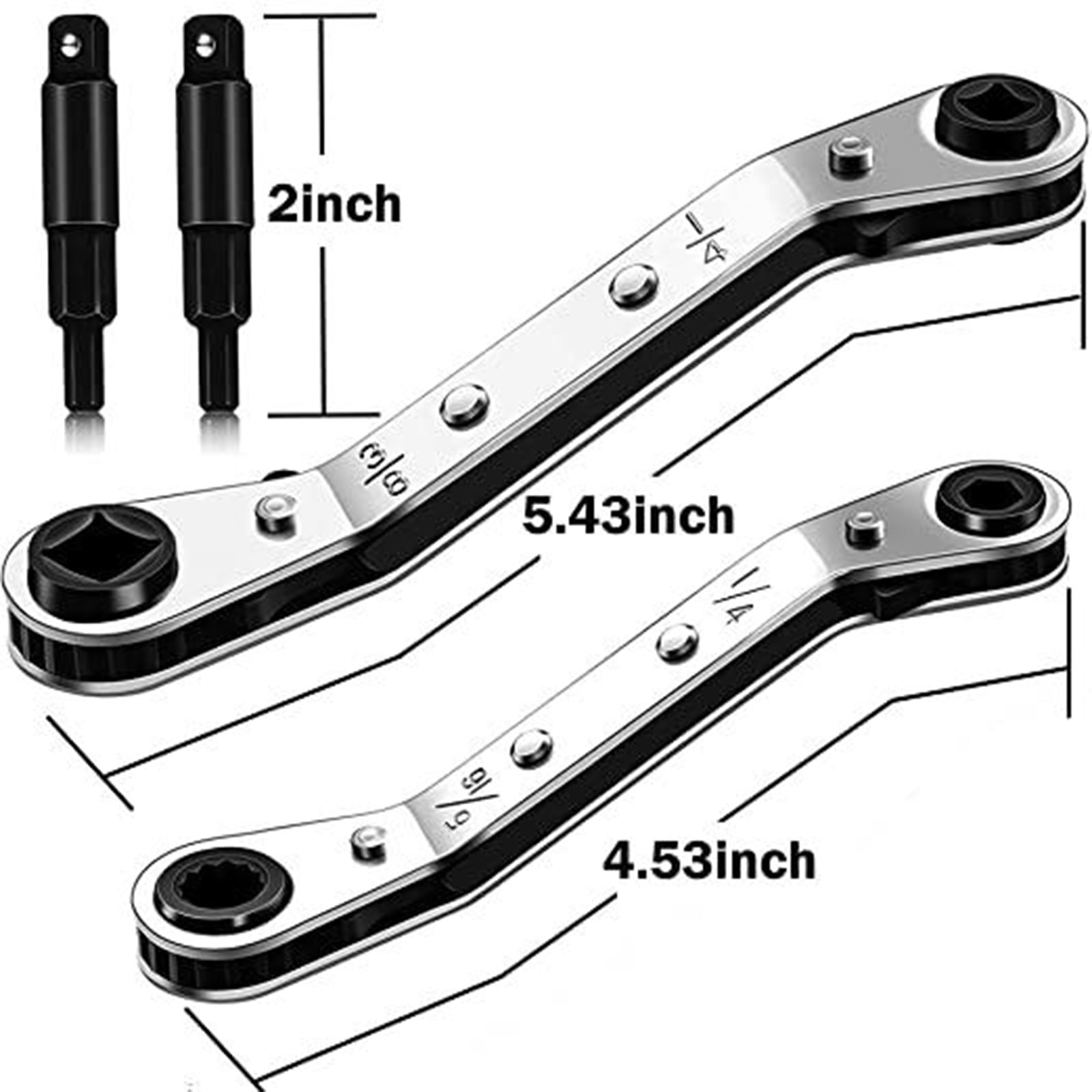 Compact Adjustable Wrench Assortment For Portable Use In HVAC And Industrial Applications
