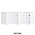 thumbnail image 2 of Red Lantern 2 ft. Short Desktop Double Cross Shoji Screen - White - 6 Panels, 2 of 8