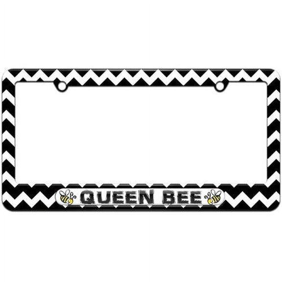 Queen Bee, Bumble Bee License Plate Tag Frame, Multiple Colors
