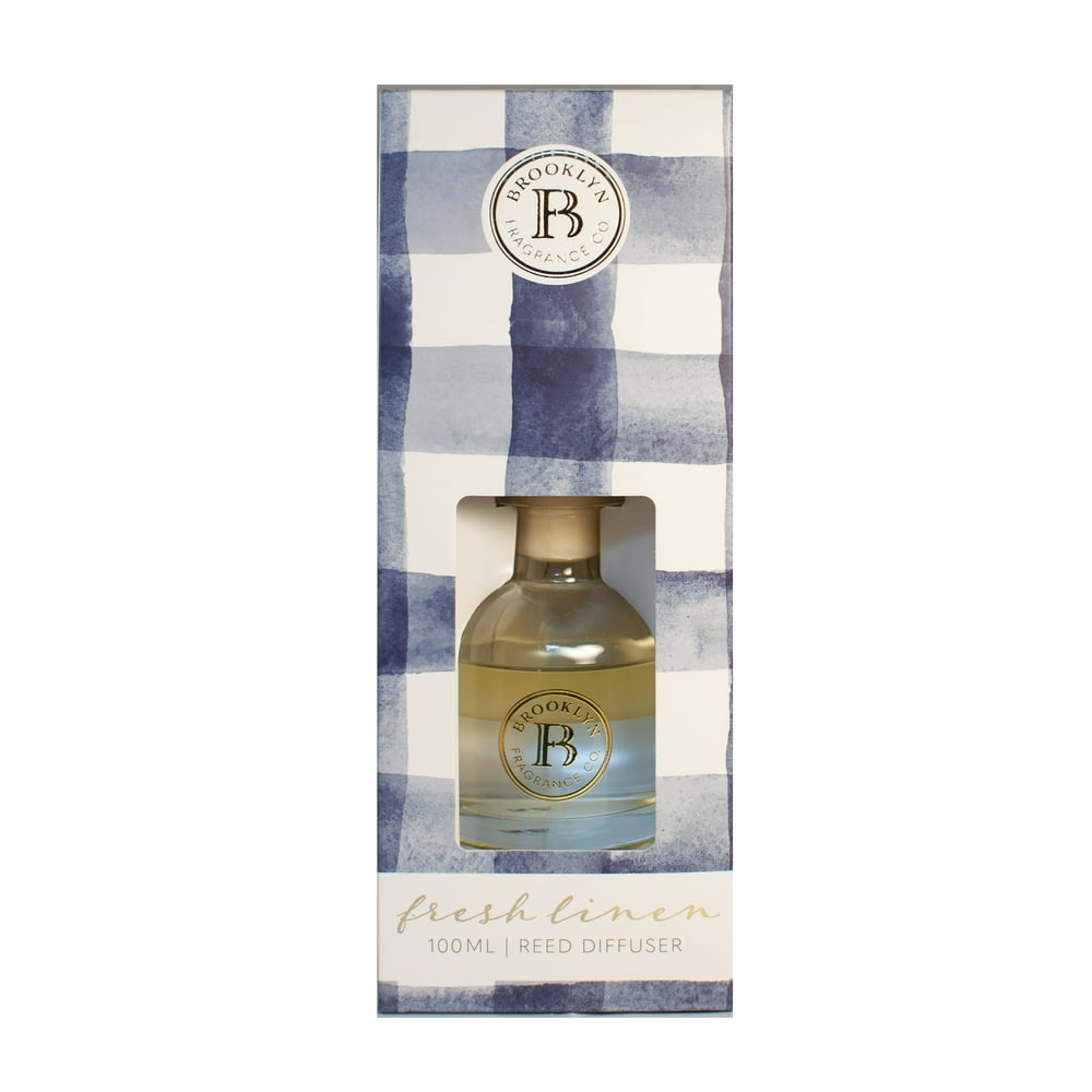 BROOKLYN FRAGRANCE CO. 100ML REED DIFFUSER FRESH LINEN Walmart