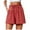 Watermelon Red, variant on Hessimy Shorts For Women Women Casual Solid High Waist Shorts Womens Elastic Waist Summer Shorts High Waisted Shorts(Black,XL)