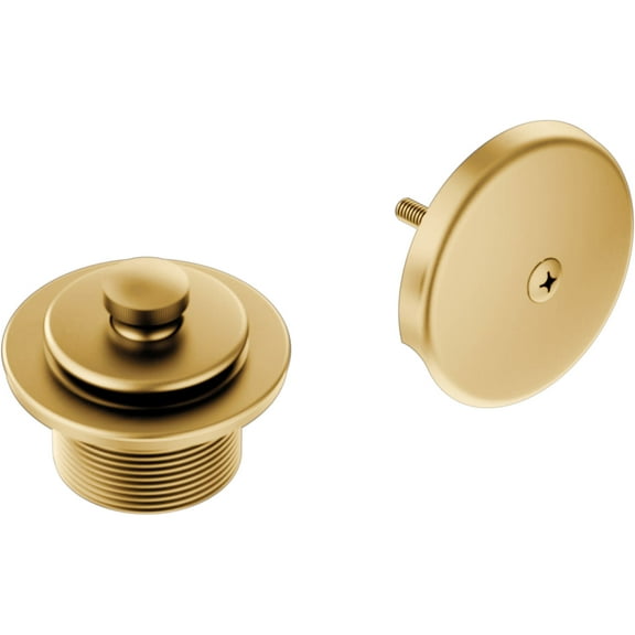 Moen T90331BG Metal Push-Pull Drain in Brushed Gold