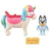 Bluey Child ABS Unipony Vehicle & Figure Pack Bluey, Multicolor