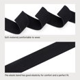 thumbnail image 2 of Timarkment 2pcs Women Elastic Skinny Belt for Dresses Stretch Belt Golden Buckle Coffee Black Belt for Women Ladies Belts, 2 of 7