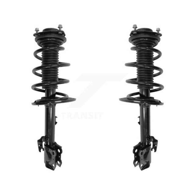Transit Auto Front Complete Suspension Shocks Strut and Coil Spring Mount Assemblies Kit for Car 2014-2019 Toyota Highlander Excludes Sport - Left Right Side (Driver Passenger) K78A-100415