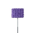 thumbnail image 3 of Benjara Finn 63 Inch Glamorous Floor Lamp, Rose Accent Shade, 100W, Purple, Silver, 3 of 5