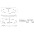 thumbnail image 2 of BALATAS CERAMICAS SILVERADO 1500 2003 CHEVROLET 4.3L V6 Traseras BREMBO ., 2 of 5