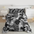 thumbnail image 2 of Castle Fairy Vintage Leopard Print Queen Comforter Set,Cheetah Print Bedding Comforter Set, 2 of 8
