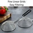 thumbnail image 5 of BE-TOOL 3PCS Stainless Steel Cooking, Hot-Pot Spoon Strainer, Mini Grid Skimmer Spoon, Kitchens Cooking Filter Utensils Silver, 5 of 8